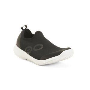 OOFOS White/black Oomg Recovery Sport Sneakers
